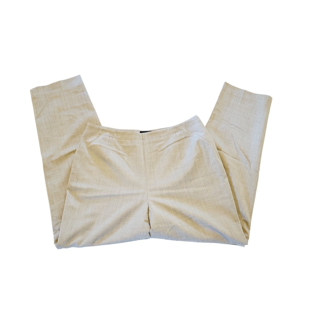 Ann Taylor 14 Dress‎ Pants Wool/Lycra Tan Straight Leg Lined NWT RV $98